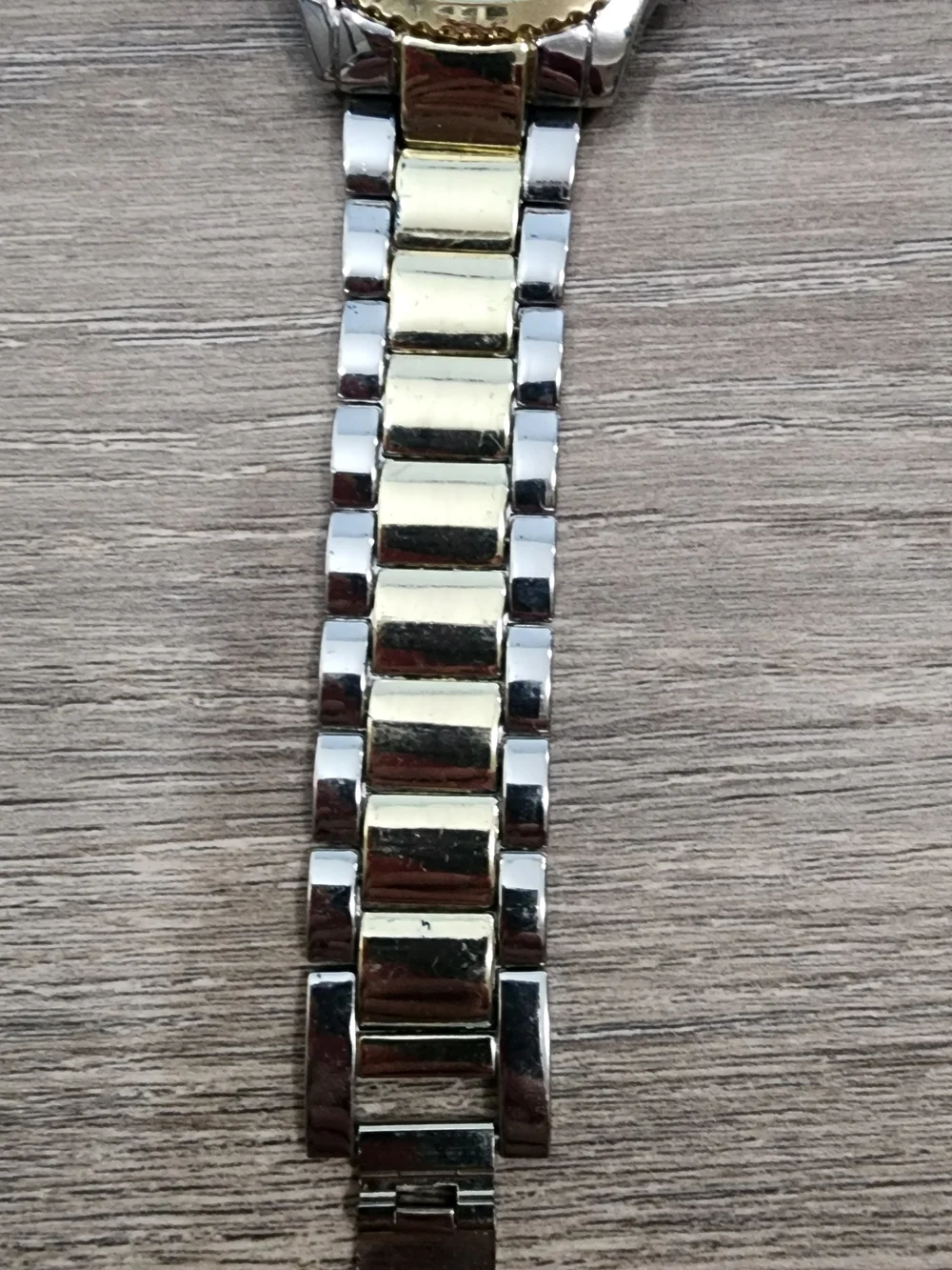 Haband Blue Dial Silver-Tone Chronograph Watch